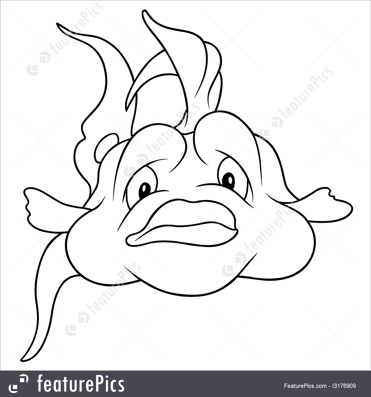 1300x1392 Illustration Of Tropical Fish