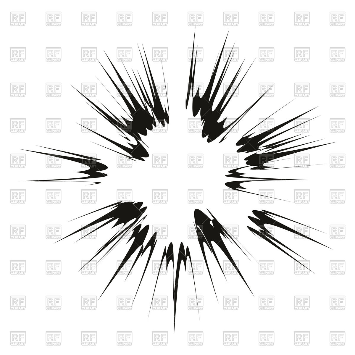 1200x1200 Explode Flash Royalty Free Vector Clip Art Image
