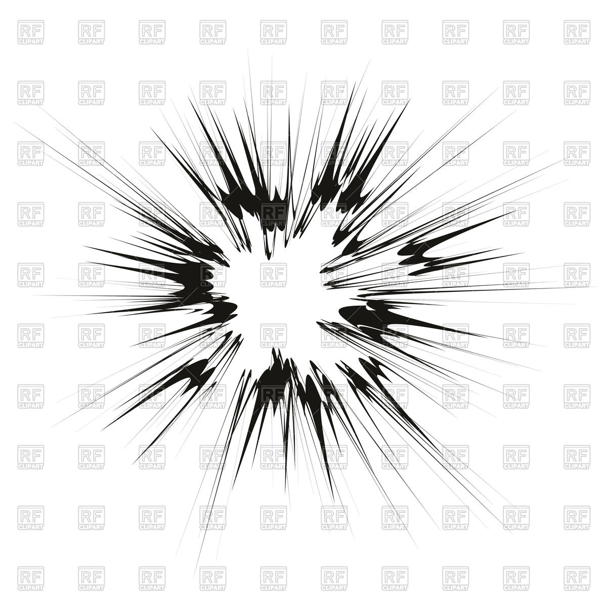 1200x1200 Explode Flash Royalty Free Vector Clip Art Image