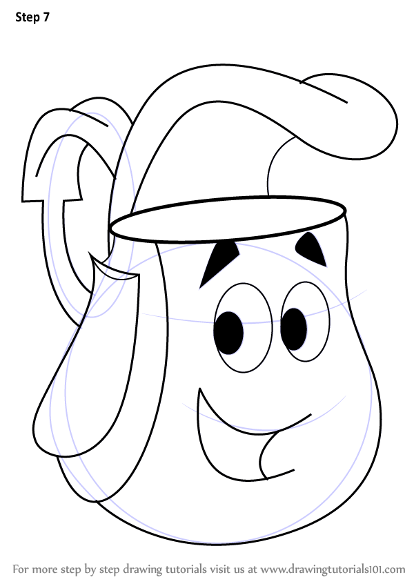 600x846 Learn How To Draw Backpack From Dora Explorer (Dora