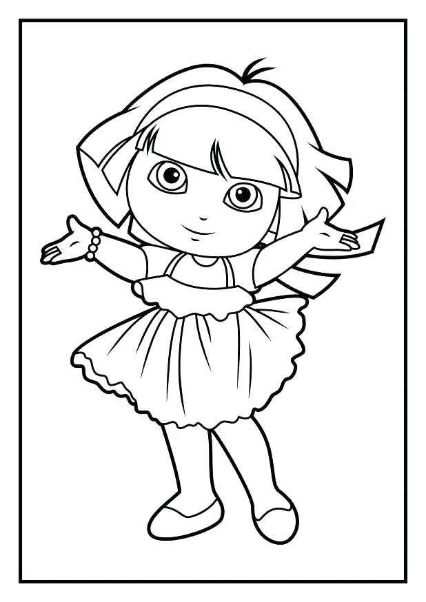 618x874 Coloring Book Dora Coloring Pages The Explorer Games Book Download