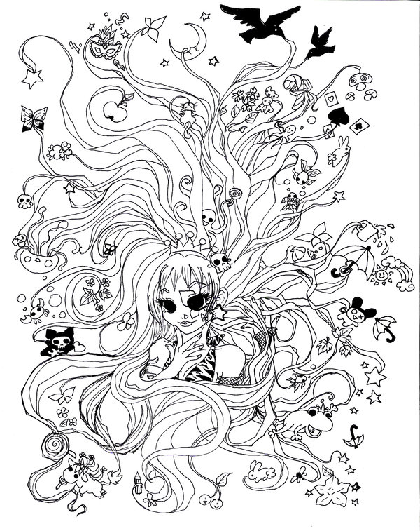 600x757 Lineartmind Explosion By Spectralfairy