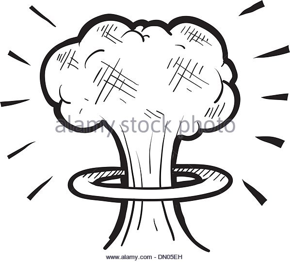 598x540 Atomic Explosion Drawing Stock Photos Amp Atomic Explosion Drawing