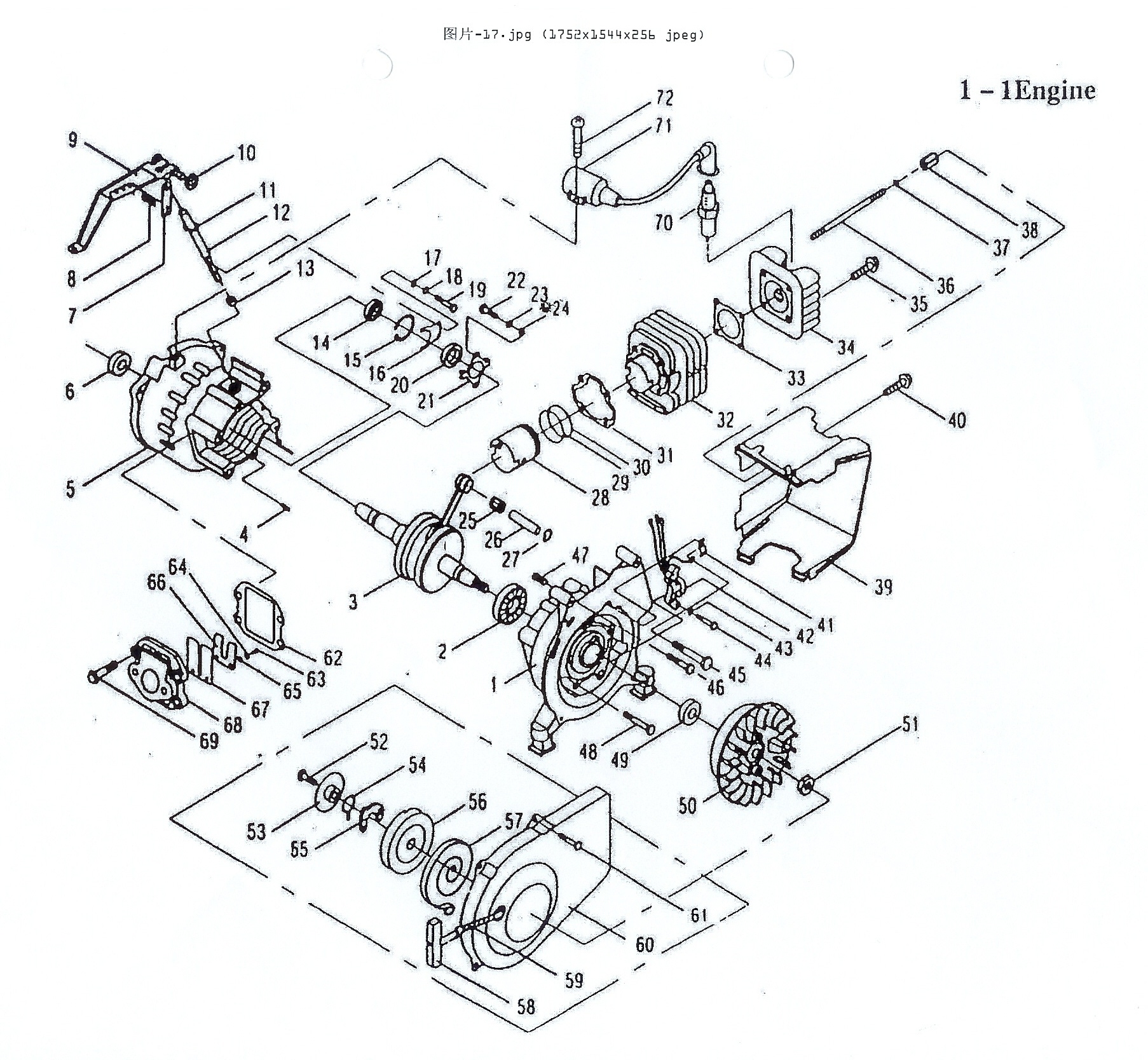 1806x1668 Gasoline Engine Explosive Dm Series Gasoline Engine