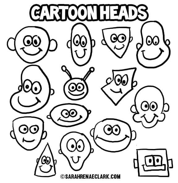 576x592 How To Draw Cartoon Characters