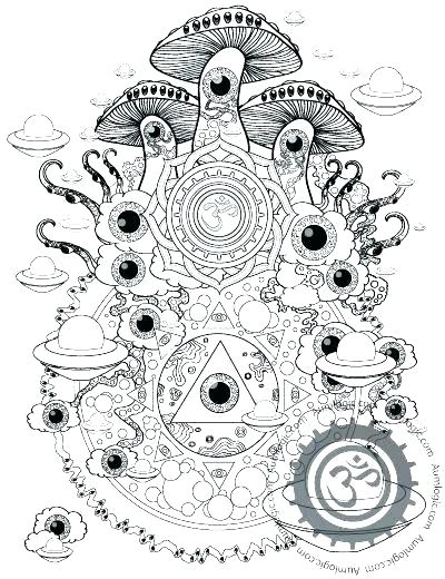 400x520 Trippy Coloring Pages Psychedelic Coloring Pages Extreme Drawing