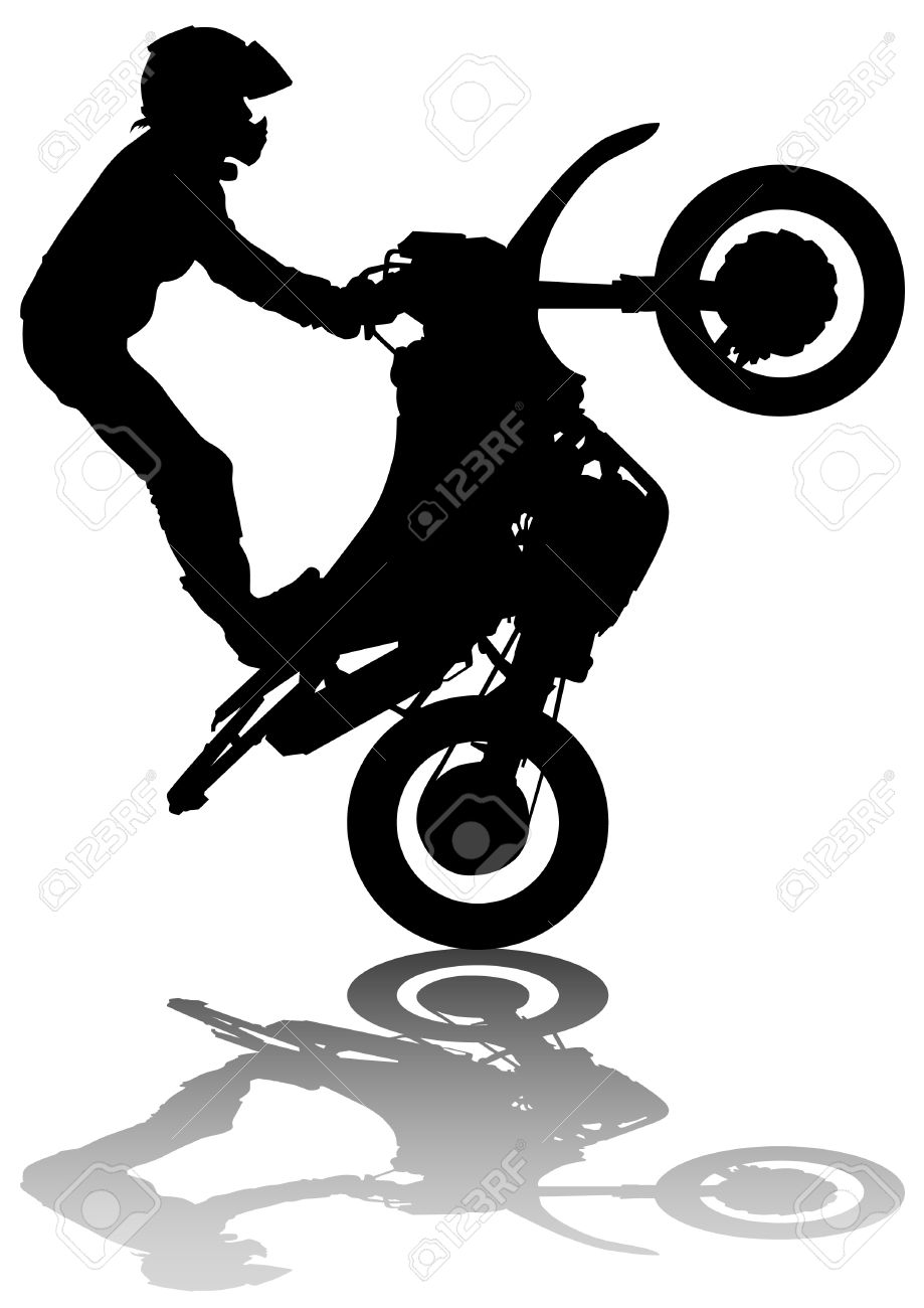 919x1300 Drawing A Sports Extreme Motorcycle Royalty Free Cliparts, Vectors