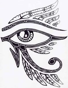 236x306 Eye Of Horus Drawing