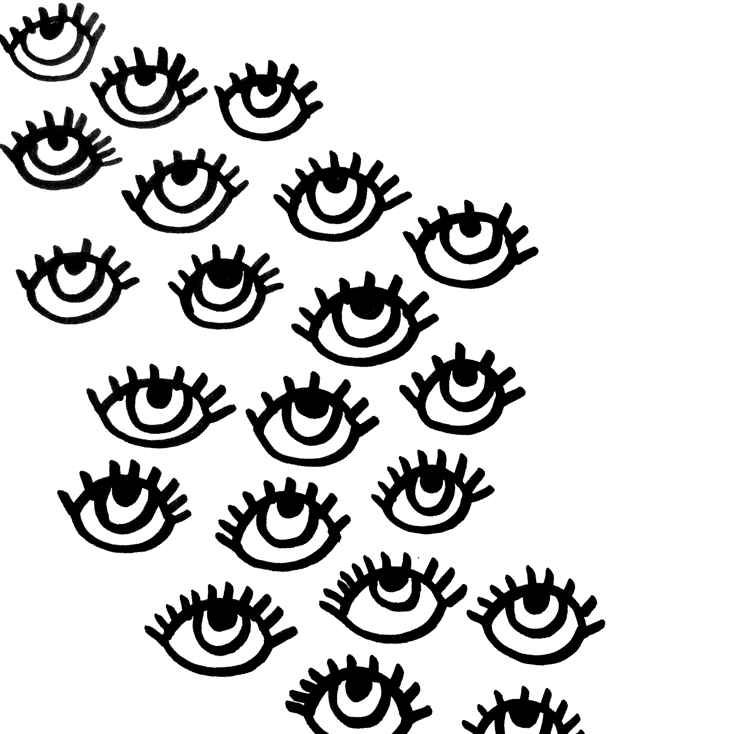 2448x2448 Eyes Illustration Use This Have Different Colors Pop Up
