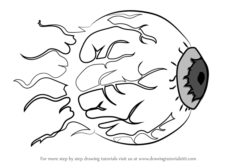 800x567 Learn How To Draw Eye Of Cthulhu From Terraria (Terraria) Step By