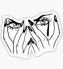 210x230 Eye Crying Stickers Redbubble
