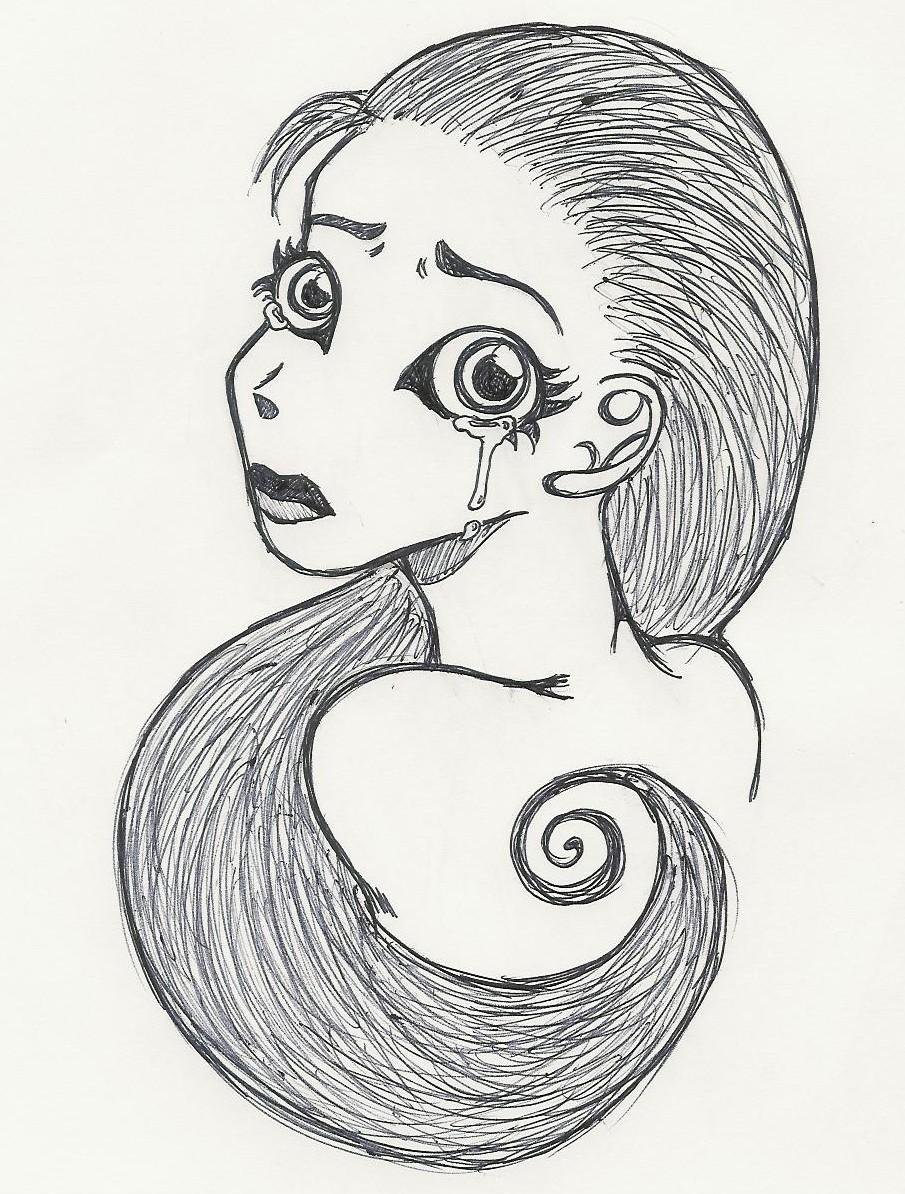 905x1194 The Crying Goddess By Sinistrex