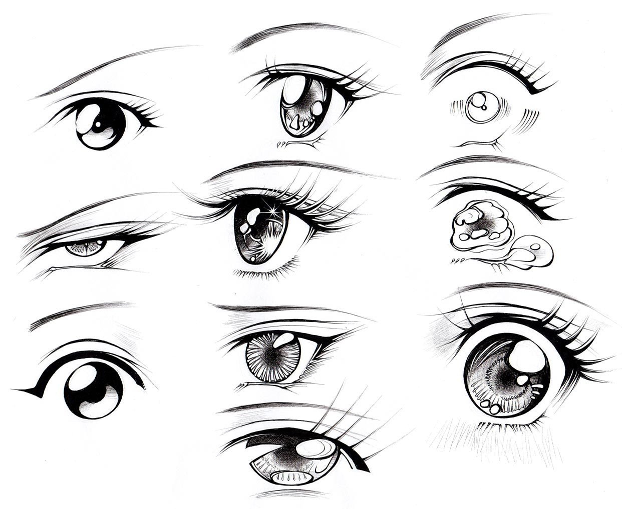 1242x1018 How To Draw Female Eyes (Part 2) Manga University Campus Store