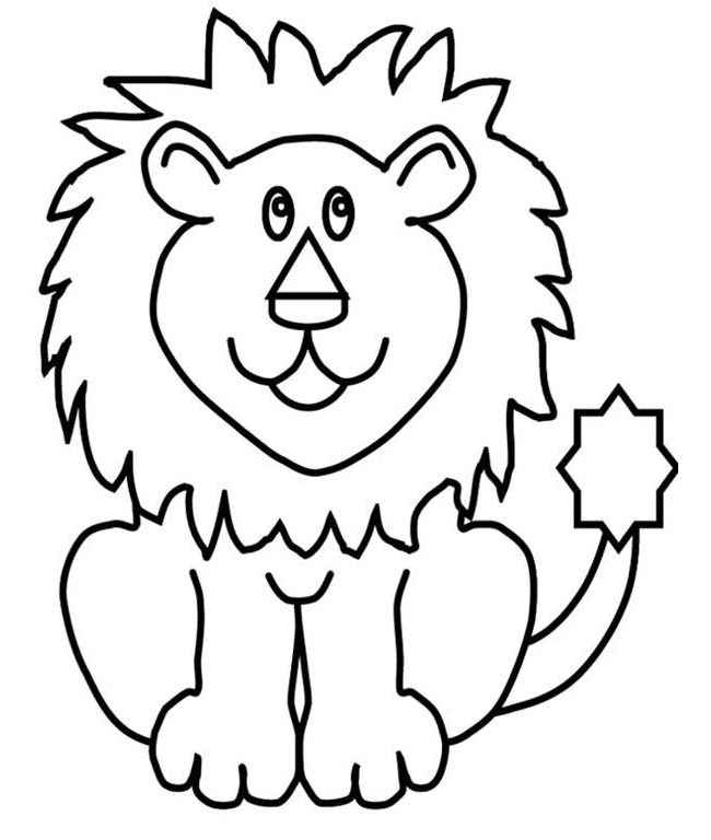 650x768 Lion Template