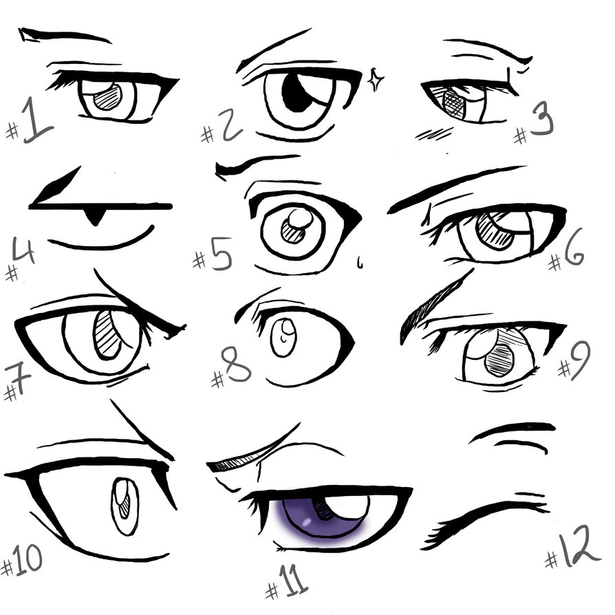 Eye Expressions Drawing at GetDrawings | Free download