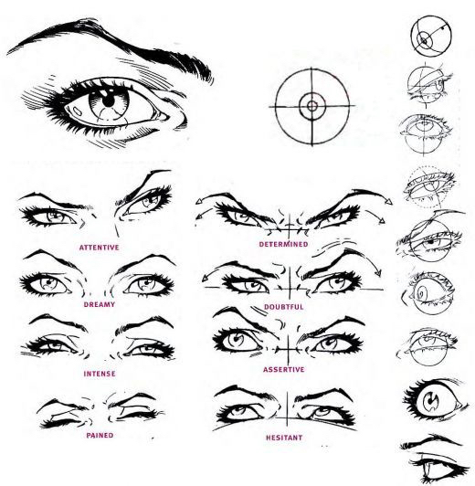 520x532 Good Abstract Idea Especially With Micron Pens Eyebrow And Eye