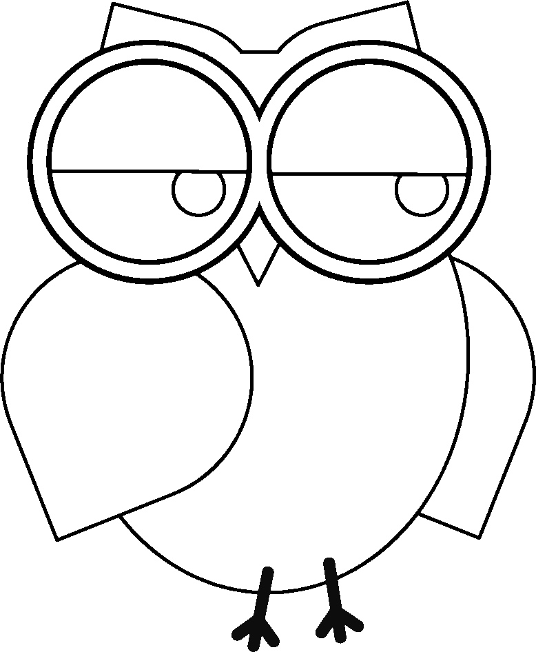 778x946 Owl With Glasses For You, Mimi ) [White Background]