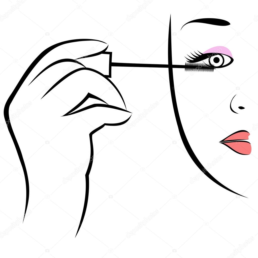 1024x1024 Eye Makeup Symbol. Stock Vector Fxm73