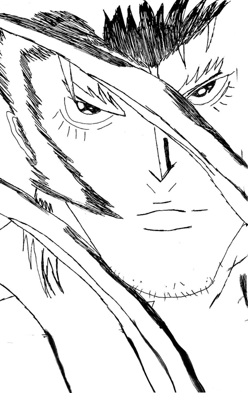 960x1520 Wolverine Pen Drawing By Syfynut