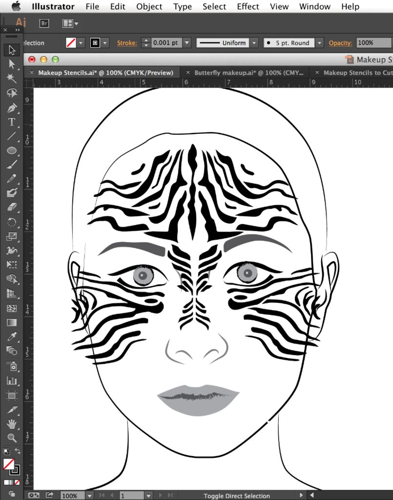805x1024 Diy Makeup Stencils 6 Steps (With Pictures)