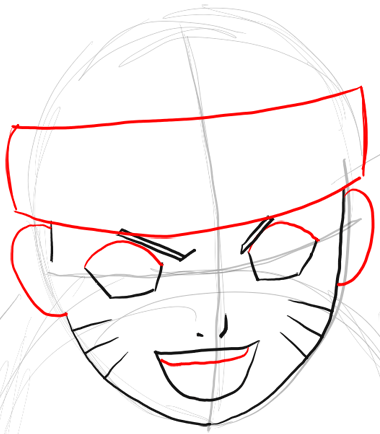 380x434 How To Draw Naruto Uzumaki With Easy Step By Step Drawing