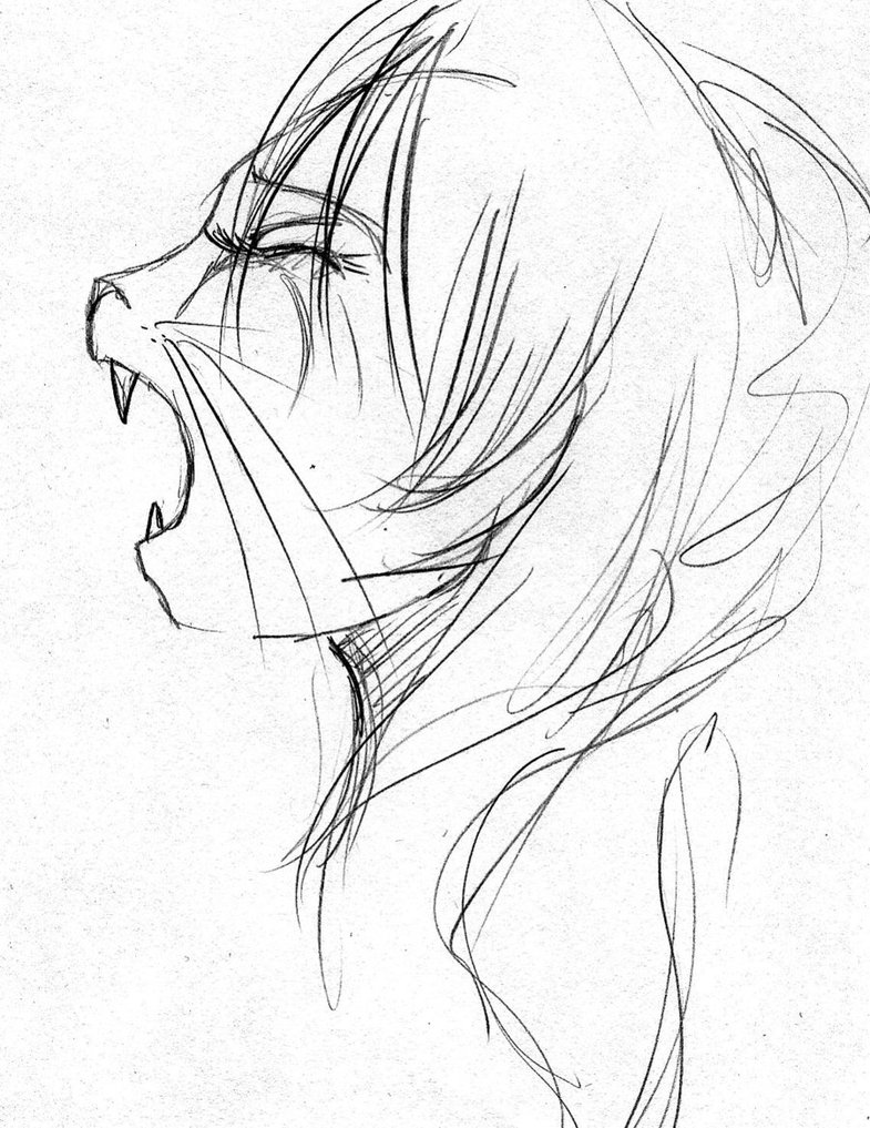 785x1017 Cat Girl Sketch By Marshmallowtoy