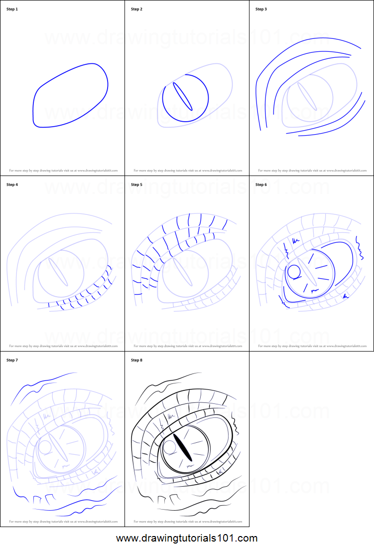 751x1107 How To Draw Dragon Eyes Printable Step By Step Drawing Sheet
