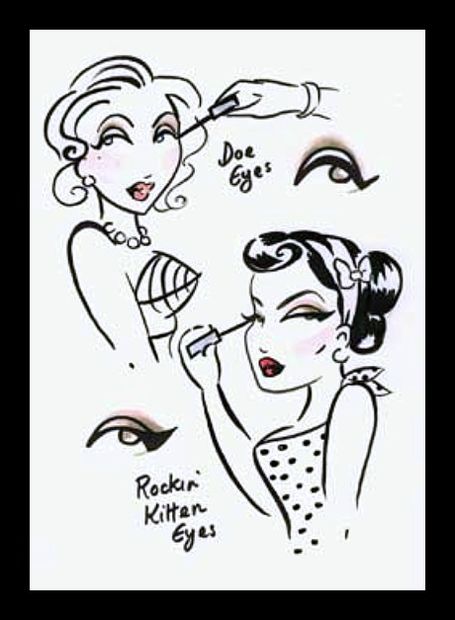 455x620 Simple Retro Style Liquid Eyeliner Tutorial 15 Steps (With Pictures)