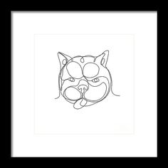 236x236 Human Eye Crying Tears Flowing Drawing Framed Print By Aloysius