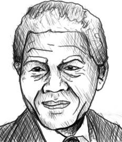 400x465 How To Draw Nelson Mandela's Face (With Pictures) Ehow