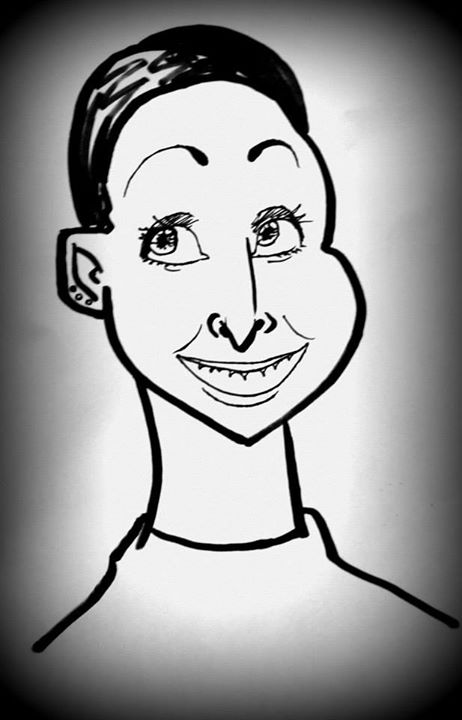 462x720 Plucked Eyebrows Caricature By Caricatures By Dali