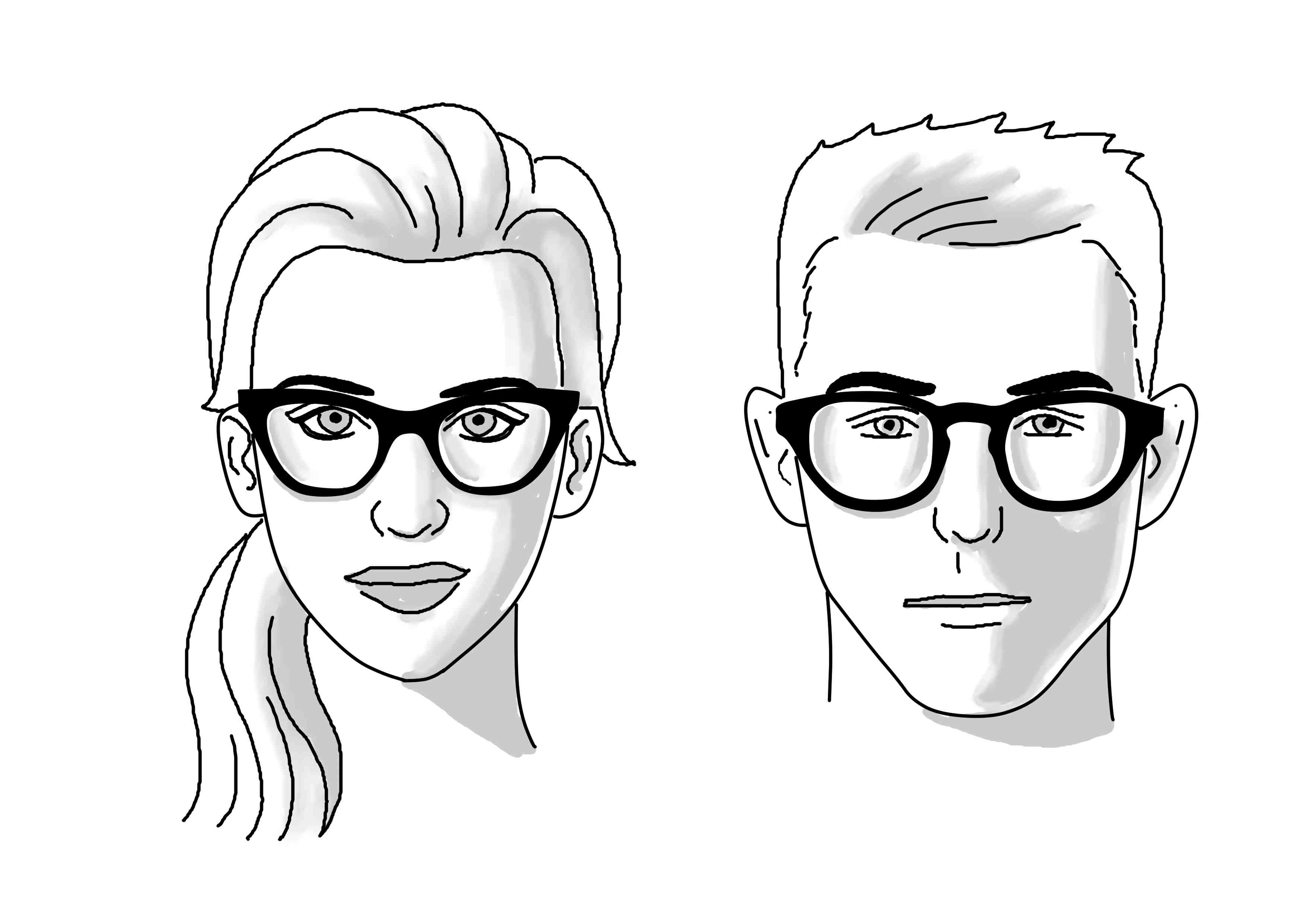 3508x2480 Face Shape Glasses Guide