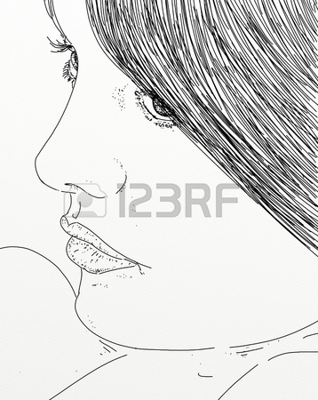 358x450 Detail Of Face Of Woman Lips And Eyes Designed For Cosmetics Stock