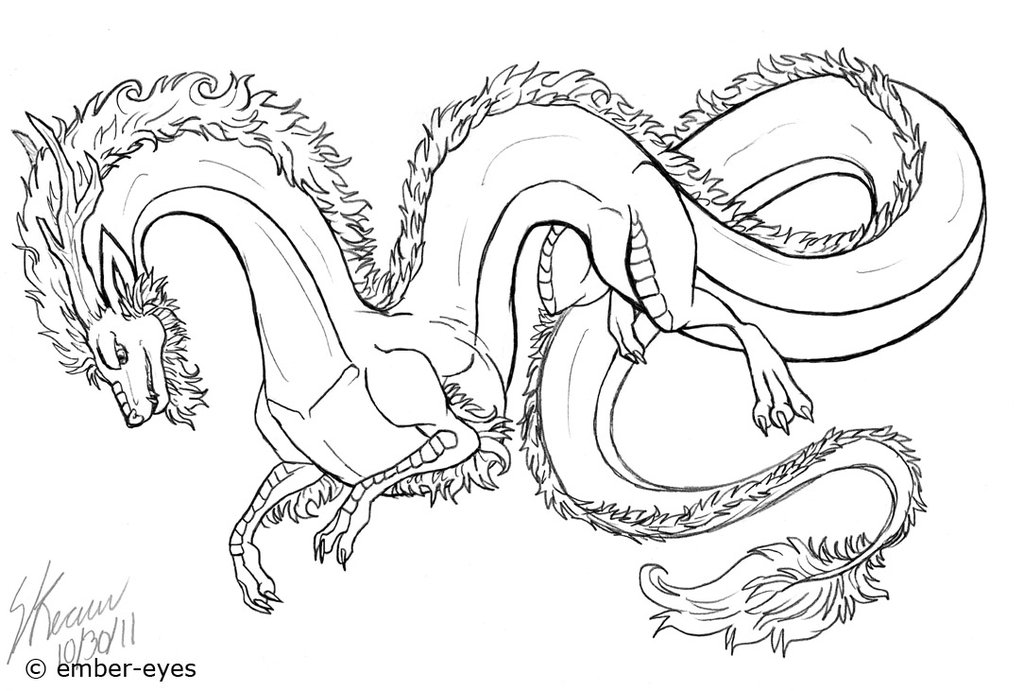 1024x691 Eastern Dragon No. 16 By Ember Eyes