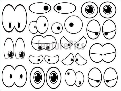 500x375 Human Body Parts Cartoon Eyes