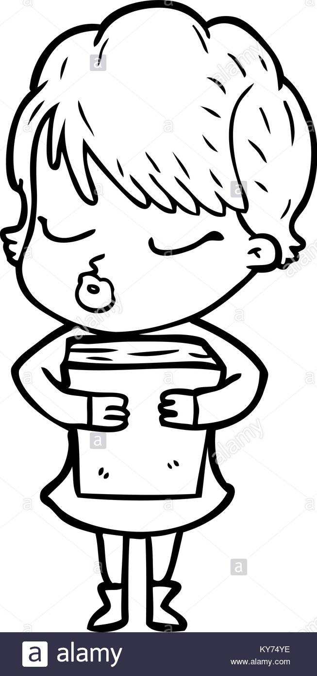 653x1390 Cartoon Woman With Eyes Shut Stock Vector Art Amp Illustration