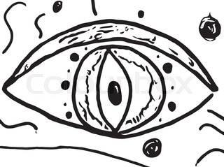 320x239 Crying Eyes In Anime Style (Different Color Variations) Stock