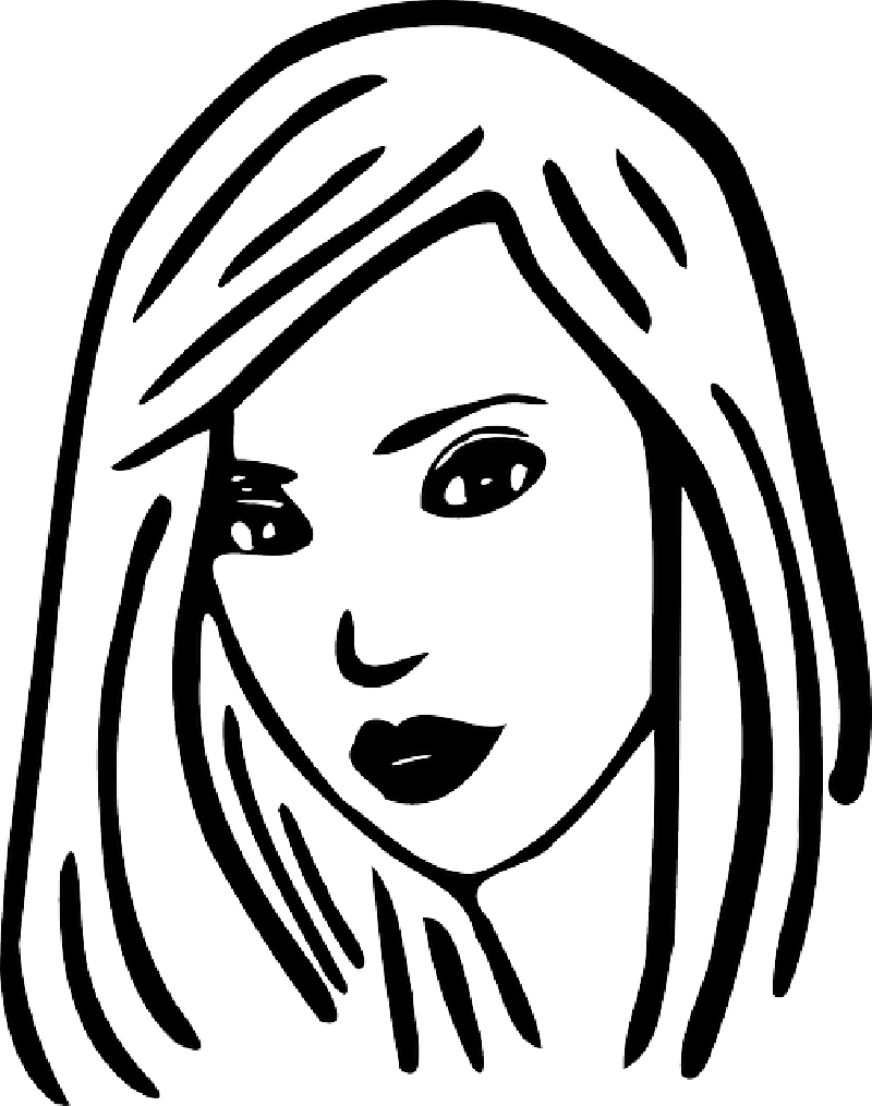 800x1015 Head, Eyes, Eye, Outline, Drawing, Sketch, People