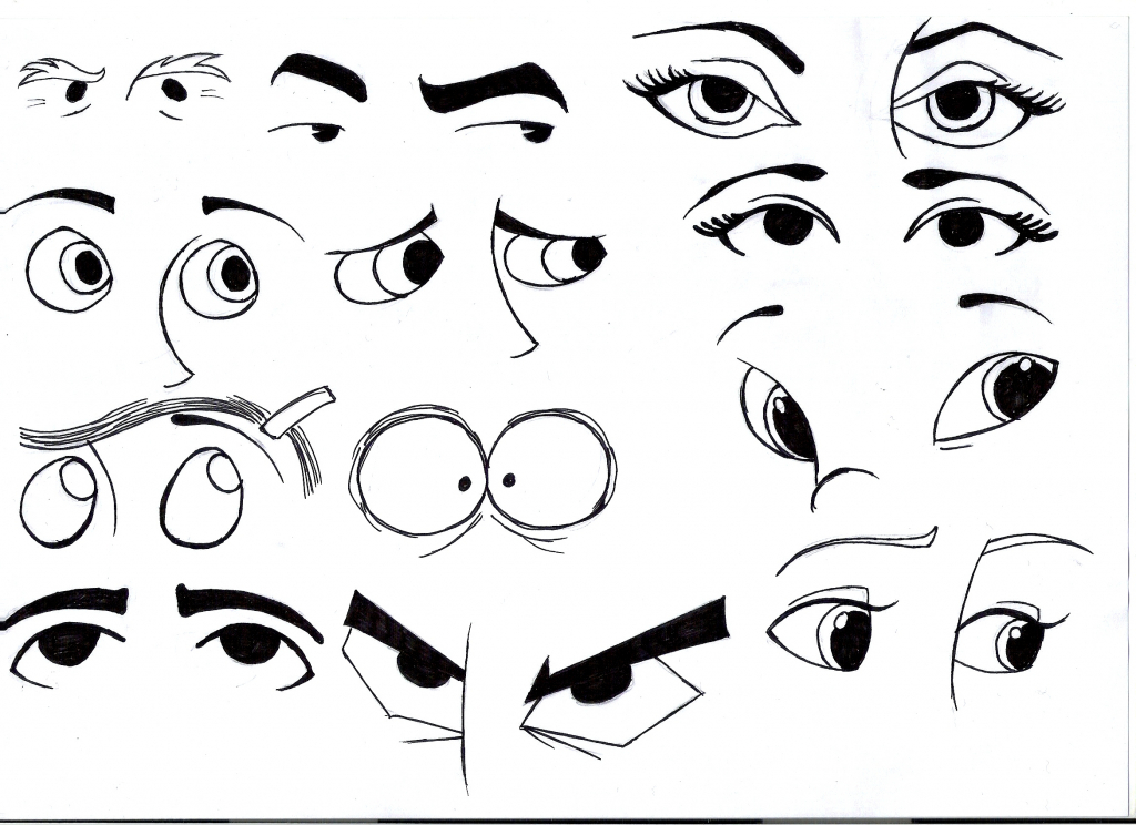 1024x744 Drawing Animated Eyes