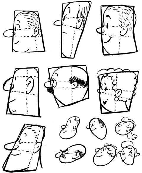 480x585 How To Draw Cartoon Profiles And Cartoon Heads
