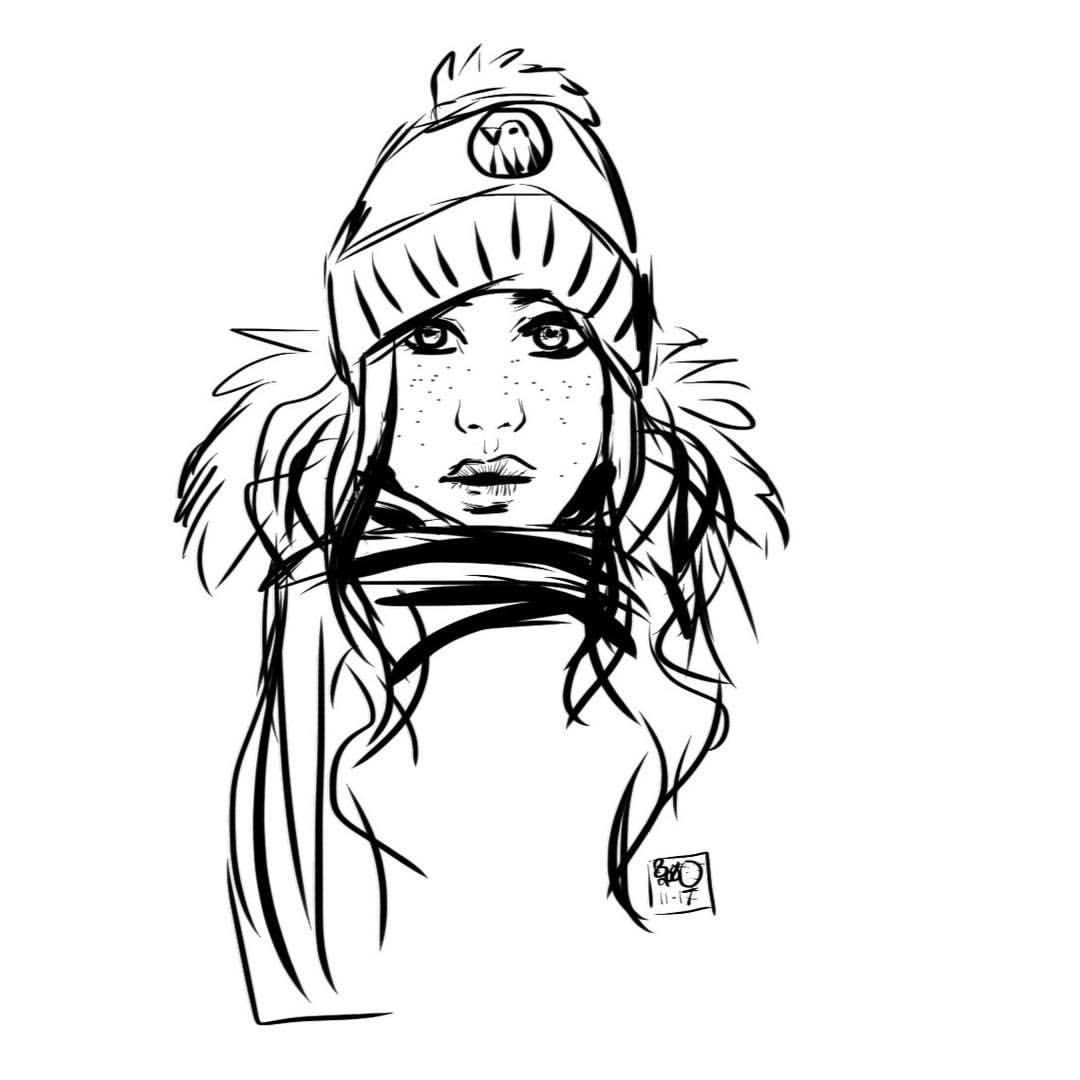 1080x1080 I Like Animation, Art And Penguins