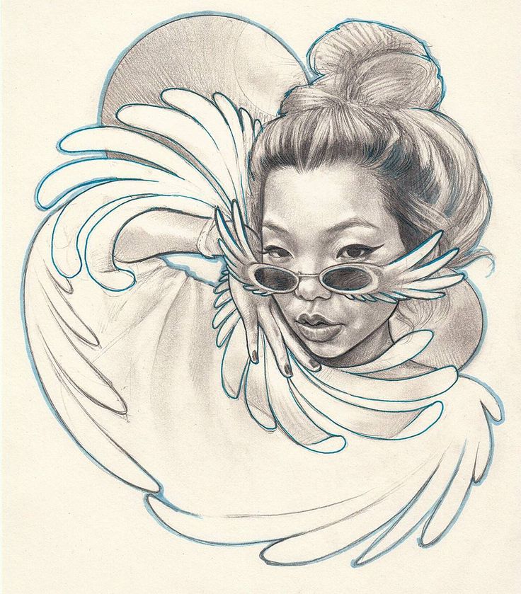 736x839 The Best Illustration Girl Glasses Ideas On Black