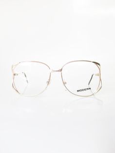 236x314 Vintage 1980s Wire Rim Eye Glasses Eyeglasses Optical Frames