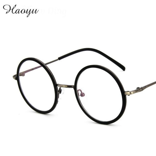640x640 Haoyu Men Big Round Glasses Frames Newest Purely Handmade Vintage