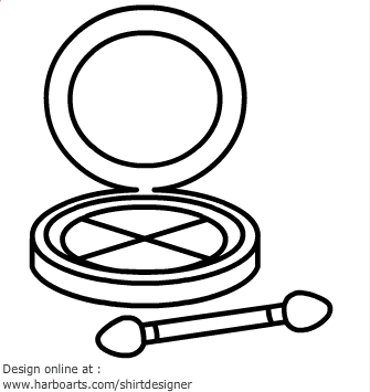 335x355 Makeup Outline