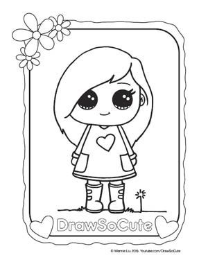 300x388 Hi Draw So Cute Fans, Get Your Free Coloring Pages Of My Draw So