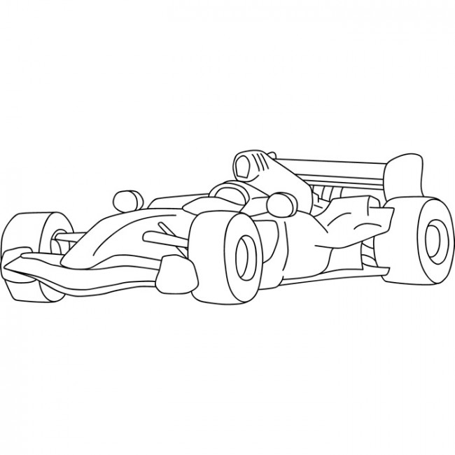 F1 Car Drawing at GetDrawings | Free download