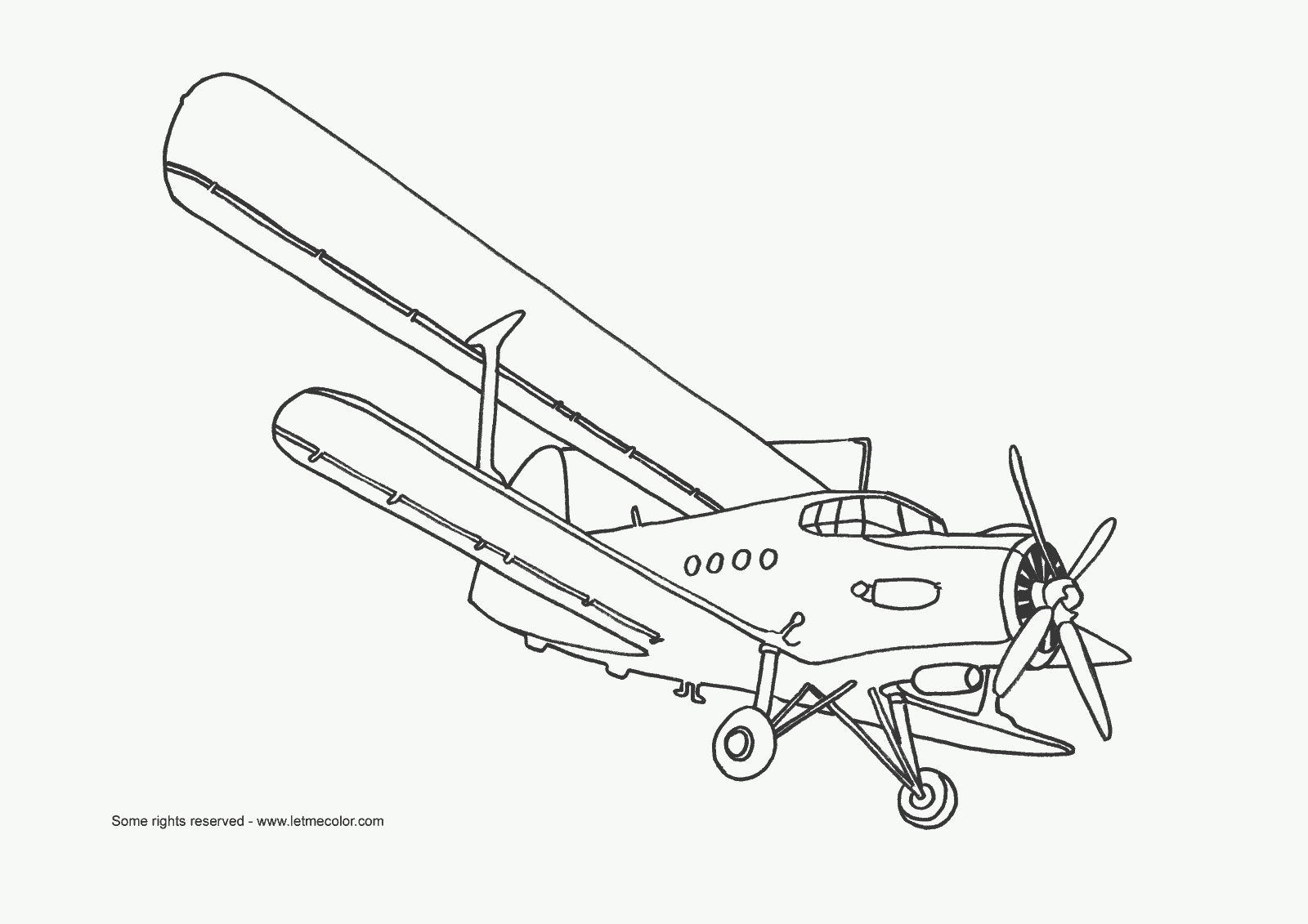 1600x1131 Coloring Airplanes Letmecolor