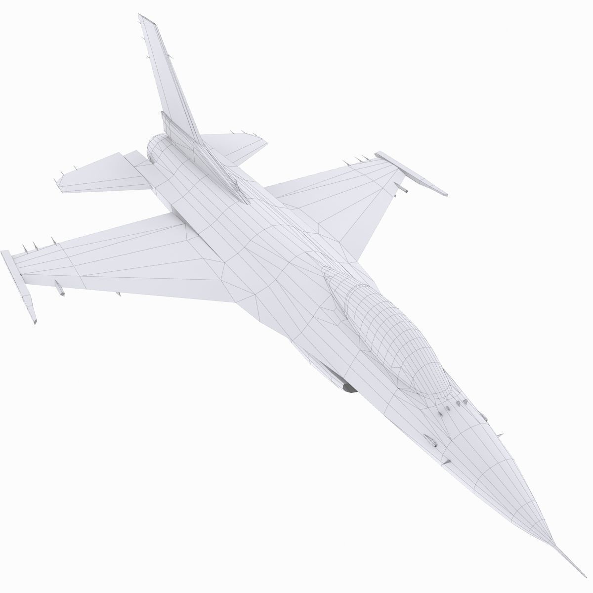 1200x1200 3d Model F16 Fighting Falcon Cgtrader