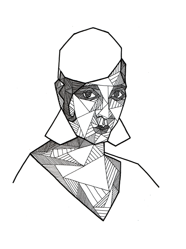 600x800 Geometric Portraits